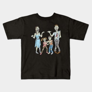 Zombie Family Kids T-Shirt